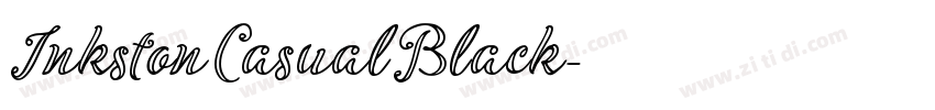 Inkston Casual Black字体转换